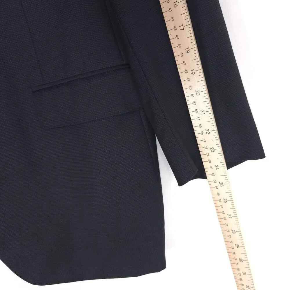 CANALI Men's Wool Blazer EU‎ 56R US 46R Navy Sport Coat Italy Made WOOLMARK